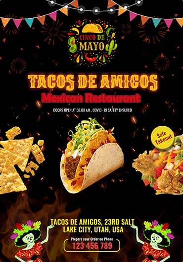 Mexican Restaurant Menu Design Services